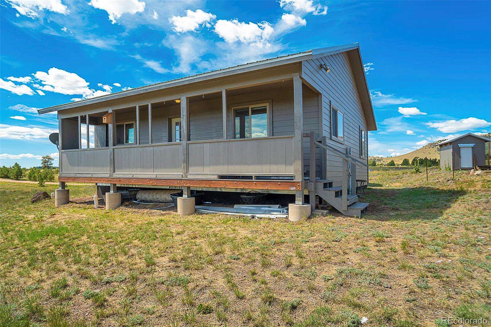 8.56 Acres of Land with Home for Sale in Guffey, Colorado