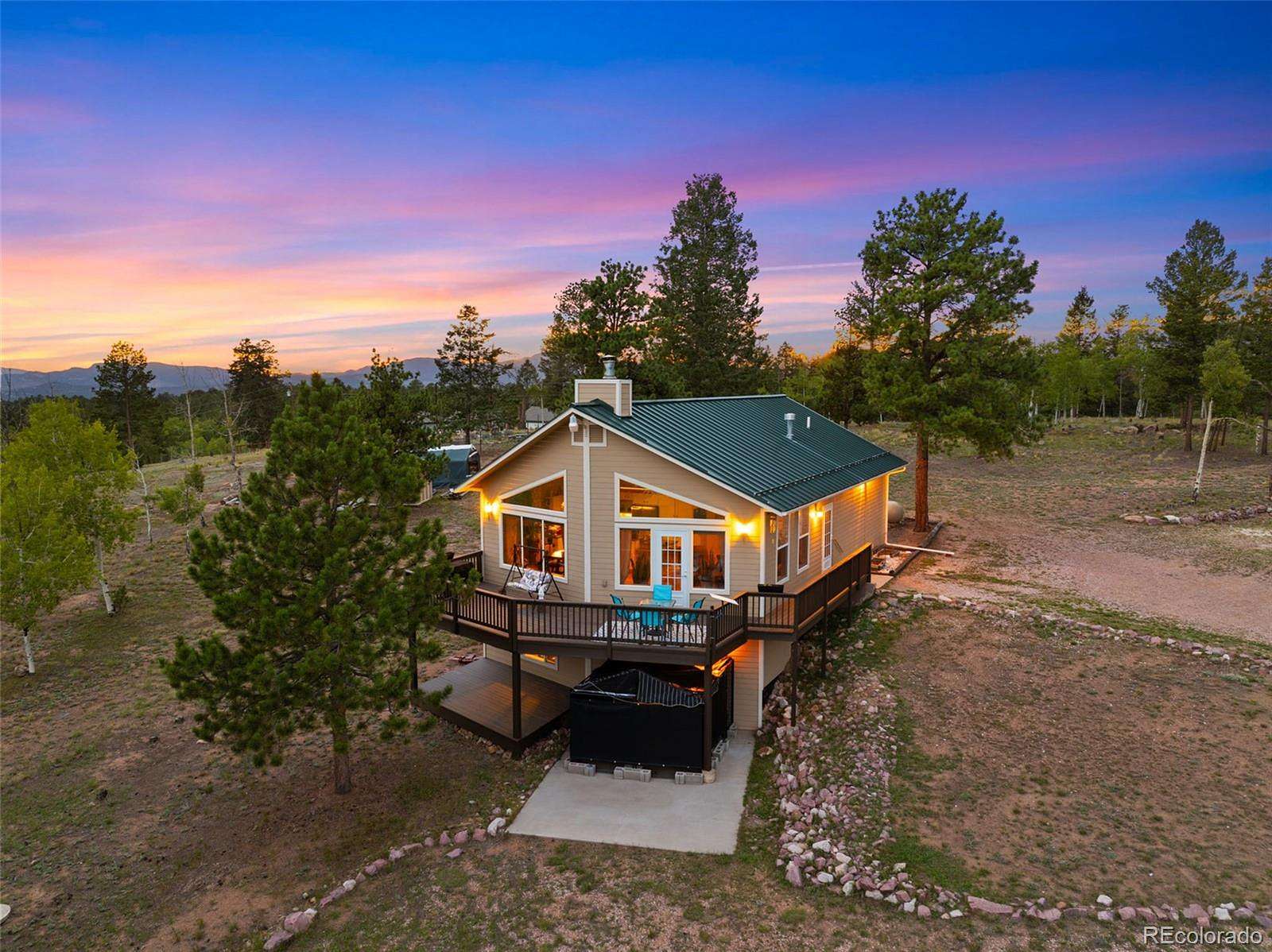 5.76 Acres of Land with Home for Sale in Lake George, Colorado