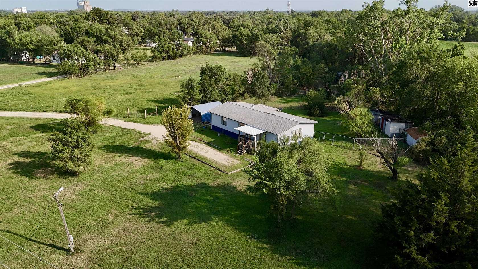 4.28 Acres of Land with Home for Sale in Gypsum, Kansas