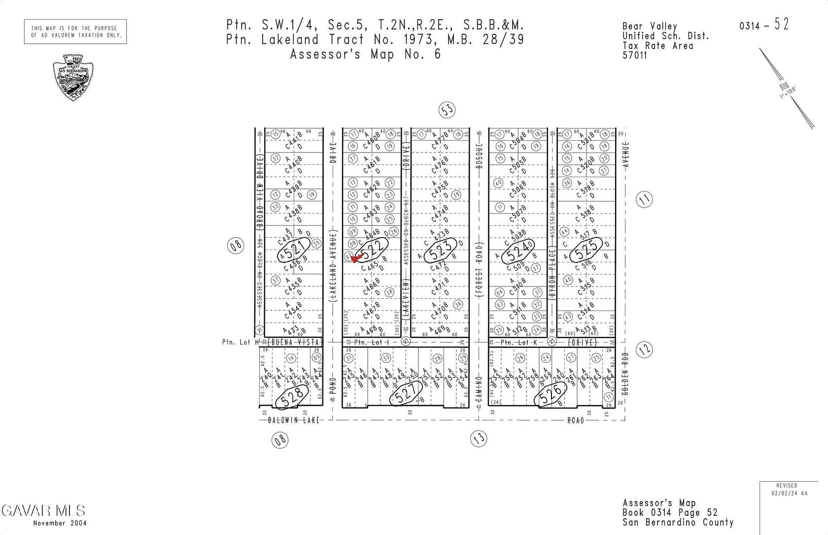 0.03 Acres of Residential Land for Sale in Big Bear City, California