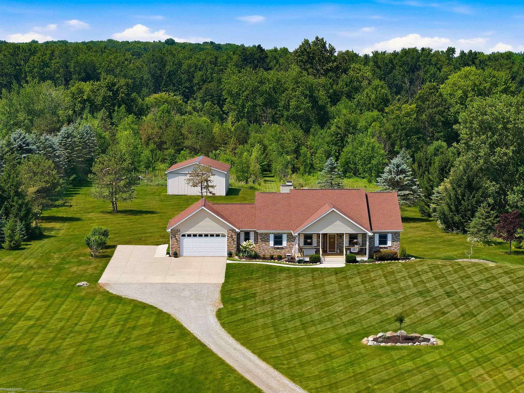 3.72 Acres of Land with Home for Sale in Almont Township, Michigan