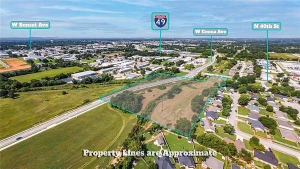 9.6 Acres of Land for Sale in Springdale, Arkansas