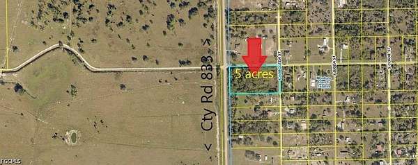 5 Acres of Residential Land for Sale in Clewiston, Florida