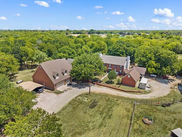 10 Acres of Land with Home for Sale in Sanger, Texas