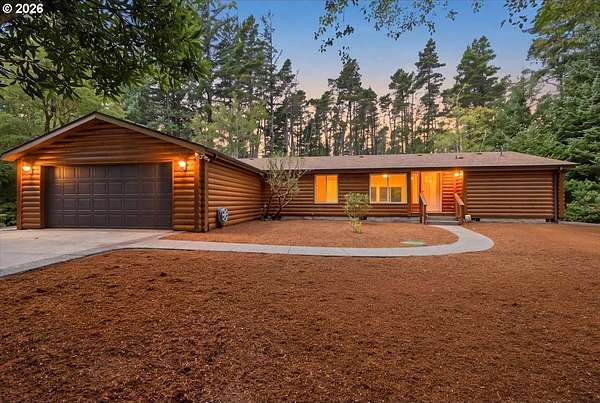 7.16 Acres of Land with Home for Sale in Florence, Oregon