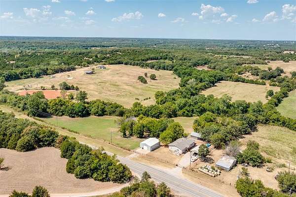 6 Acres of Land with Home for Sale in McLoud, Oklahoma