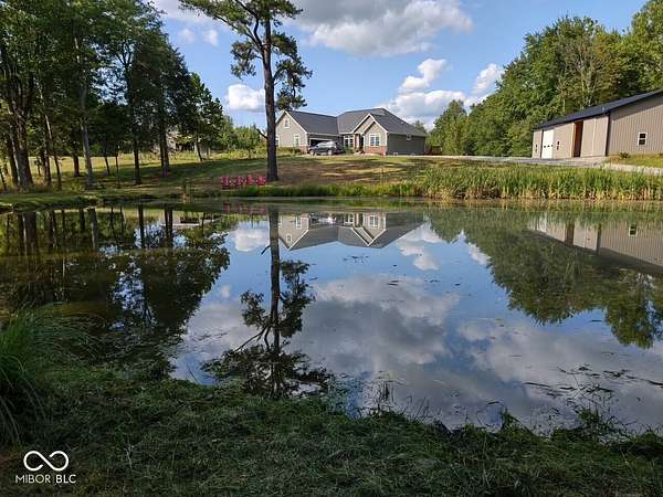 9.24 Acres of Land with Home for Sale in Columbus, Indiana