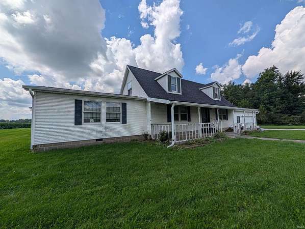 5 Acres of Land with Home for Sale in Montpelier, Indiana
