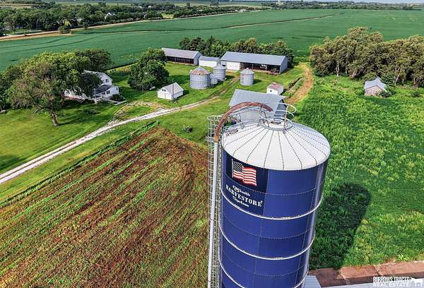 10.8 Acres of Recreational Land with Home for Sale in Bennet, Nebraska