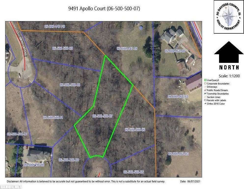 1 Acre of Residential Land for Sale in Galena, Illinois