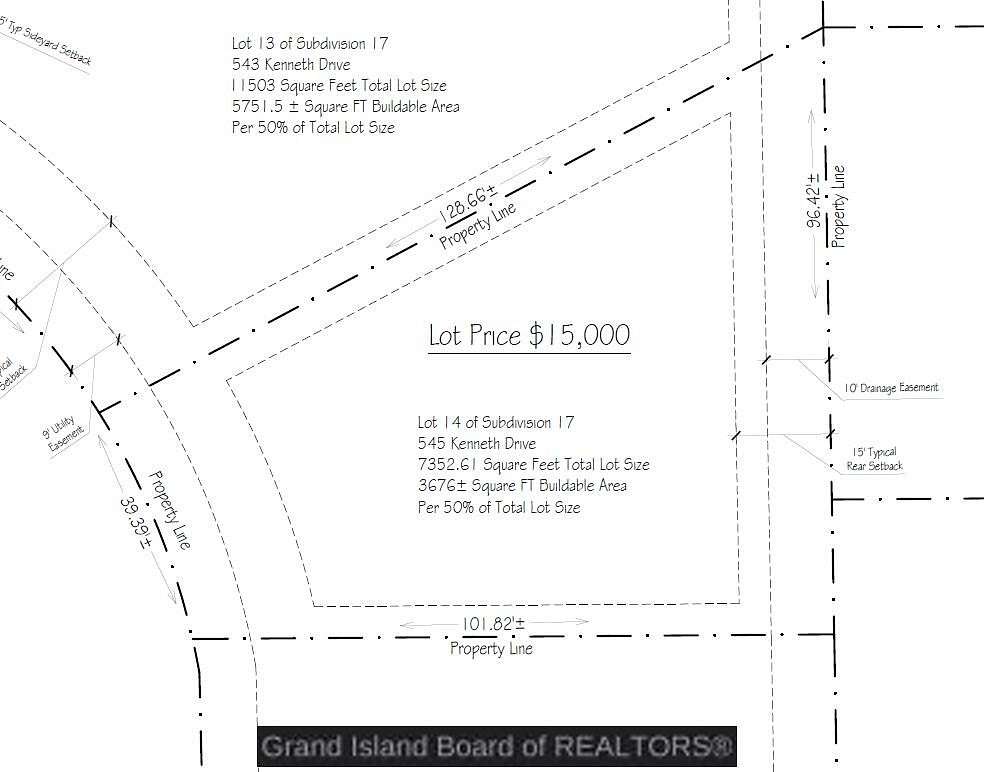 0.16 Acres of Residential Land for Sale in Grand Island, Nebraska