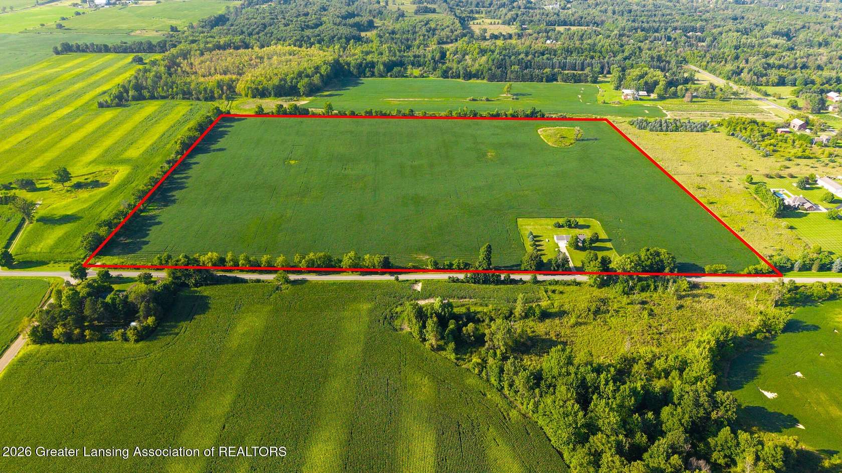 49.6 Acres of Agricultural & Residential Land for Sale in Williamston, Michigan
