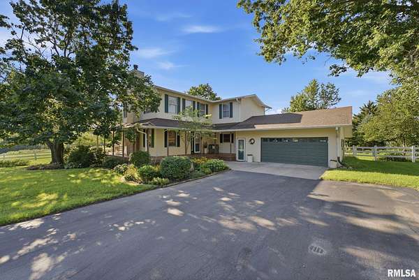 11.5 Acres of Land with Home for Sale in Viola, Illinois