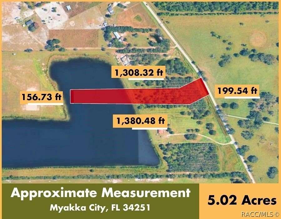5 Acres of Residential Land for Sale in Myakka City, Florida