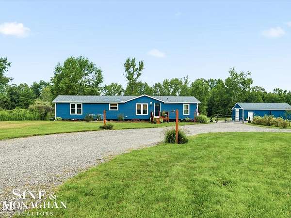 10 Acres of Land with Home for Sale in Fair Haven, Michigan