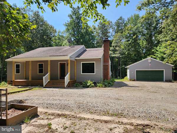5 Acres of Land with Home for Sale in Bumpass, Virginia