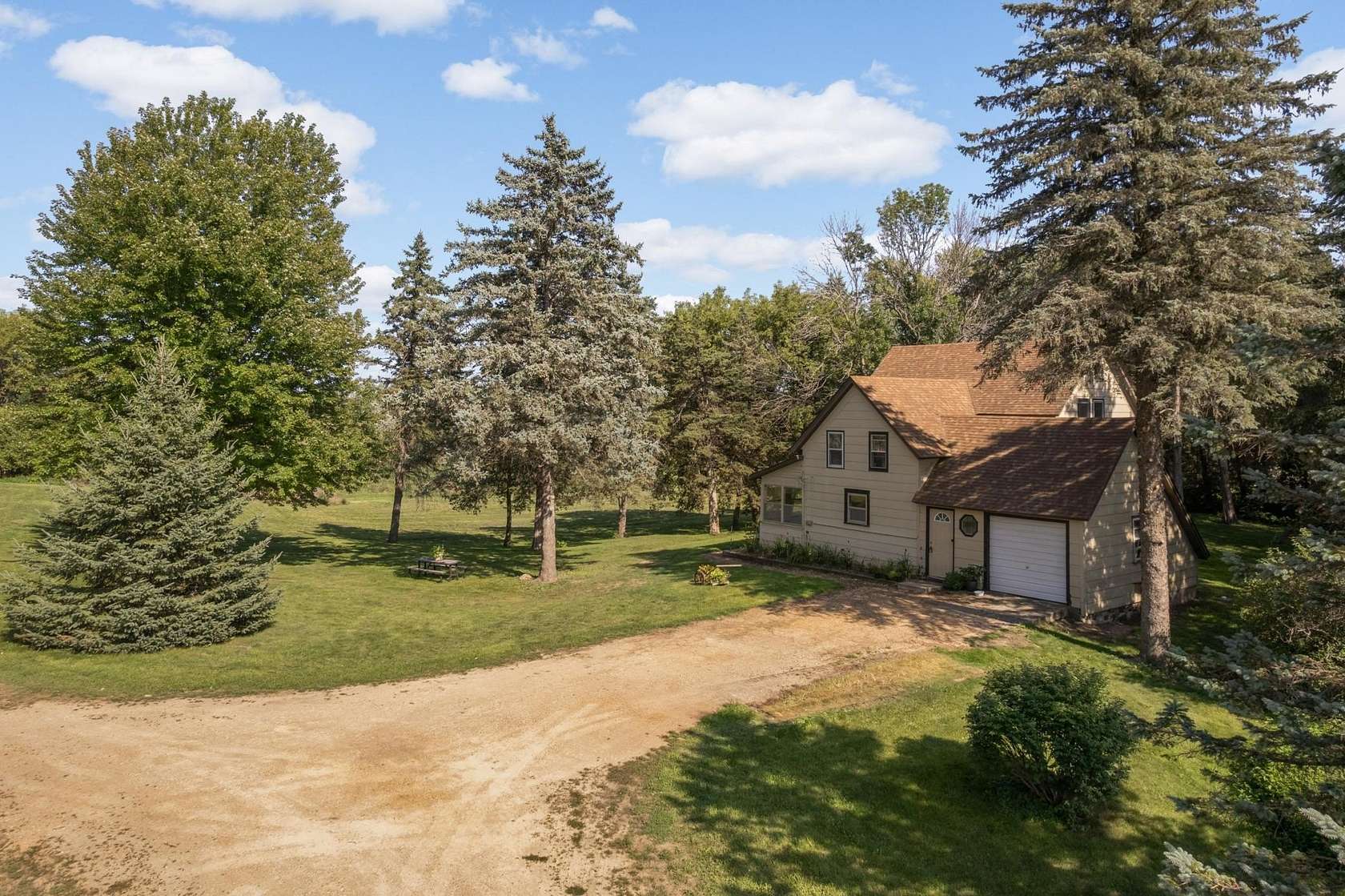10 Acres of Land with Home for Sale in Webster, Minnesota