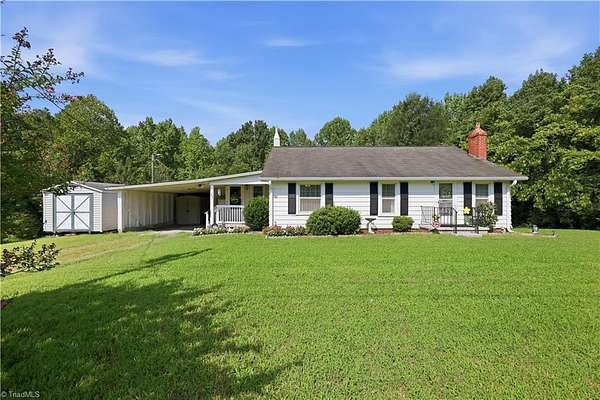 5 Acres of Land with Home for Sale in Archdale, North Carolina