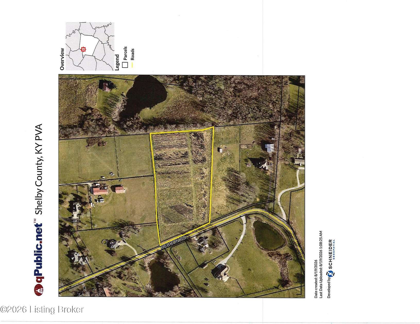 5.4 Acres of Land for Sale in Shelbyville, Kentucky