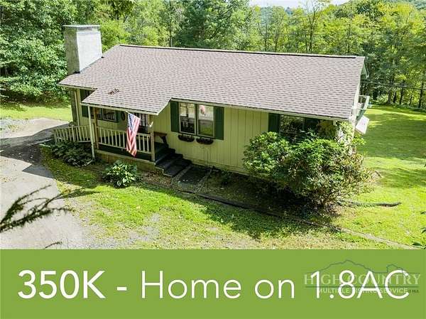 1.85 Acres of Land with Home for Sale in Boone, North Carolina