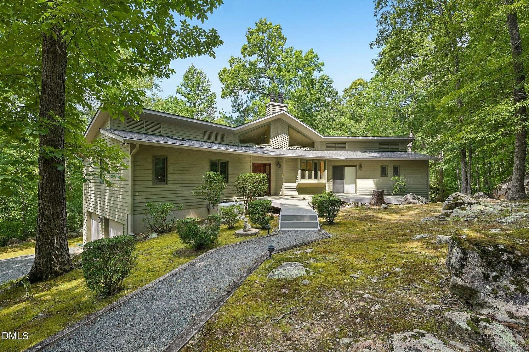 3.27 Acres of Land with Home for Sale in Pittsboro, North Carolina