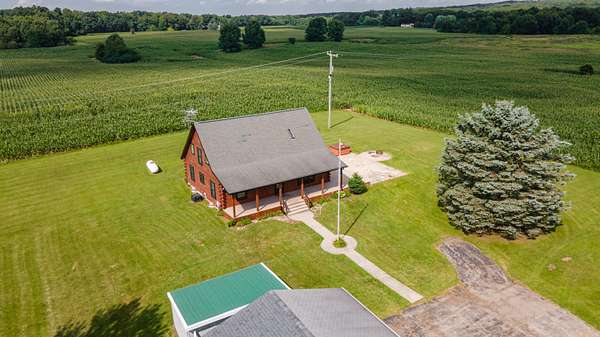 13 Acres of Land with Home for Sale in Lawton, Michigan