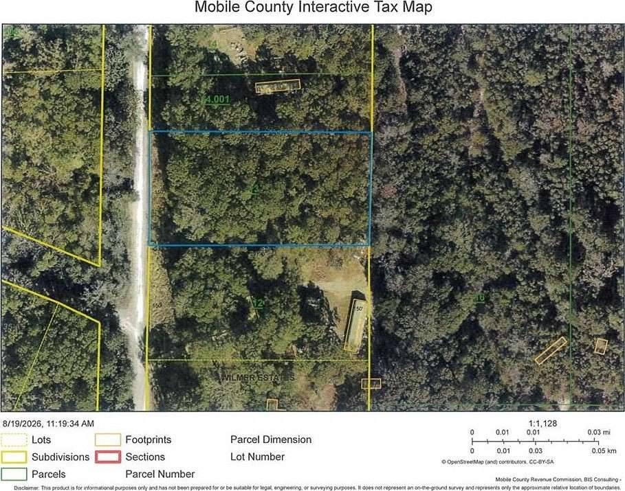 0.97 Acres of Residential Land for Sale in Wilmer, Alabama