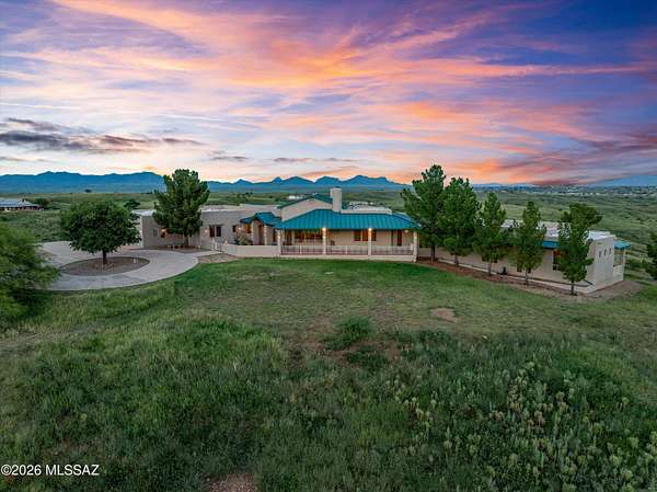 36.1 Acres of Land with Home for Sale in Sonoita, Arizona