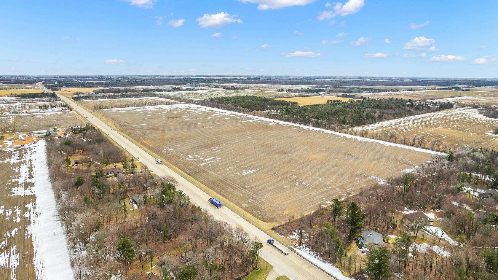 87.8 Acres of Agricultural Land for Sale in Stevens Point, Wisconsin