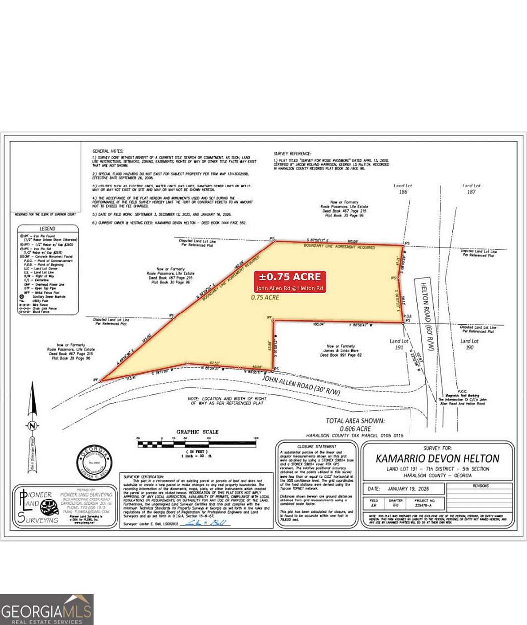 0.7 Acres of Land for Sale in Bremen, Georgia