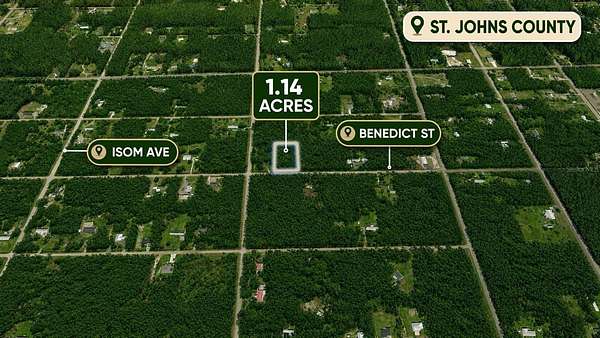 1.13 Acres of Residential Land for Sale in Hastings, Florida