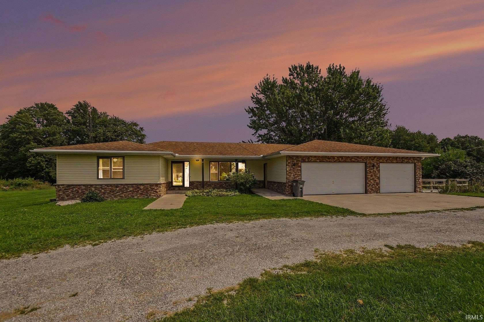 7 Acres of Land with Home for Auction in Topeka, Indiana