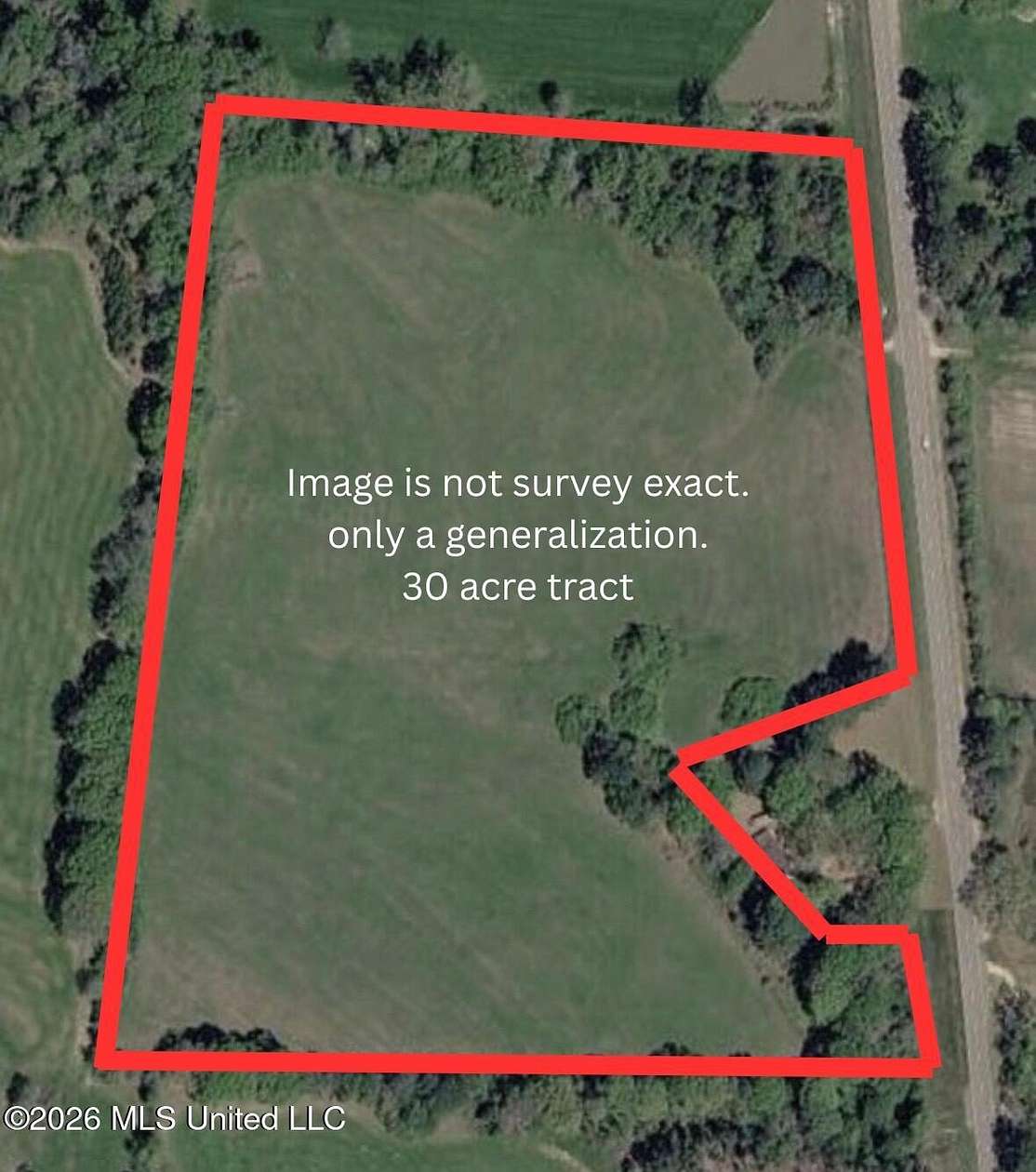 30 Acres of Agricultural & Residential Land for Sale in Prentiss, Mississippi