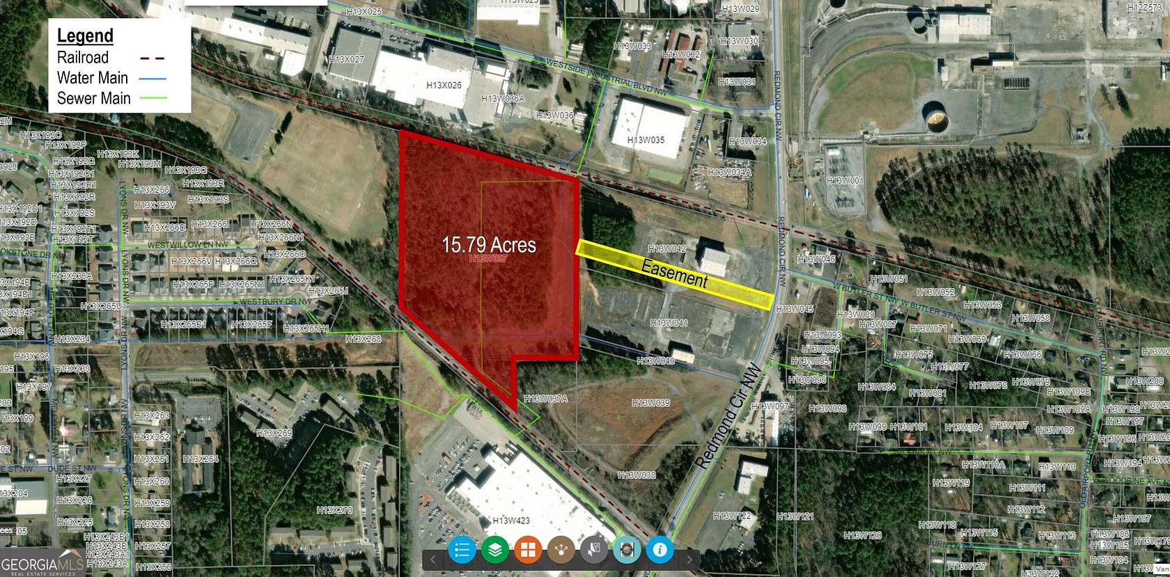 15.8 Acres of Commercial Land for Sale in Rome, Georgia