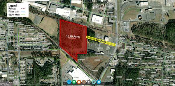 15.8 Acres of Commercial Land for Sale in Rome, Georgia