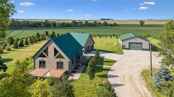 3.3 Acres of Land with Home for Sale in Central City, Iowa