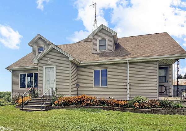 3.23 Acres of Land with Home for Sale in Hampton, Iowa