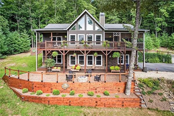 3.53 Acres of Land with Home for Sale in Blairsville, Georgia