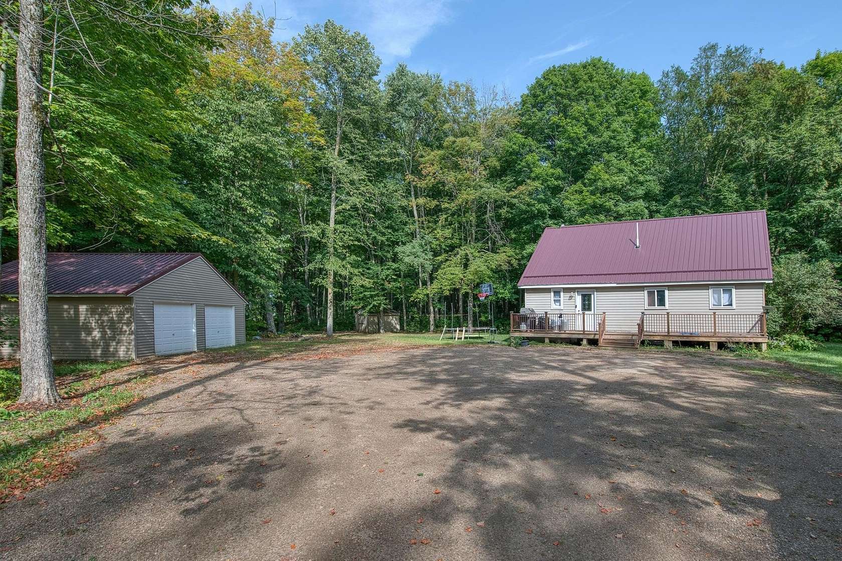 10 Acres of Land with Home for Sale in Bryant, Wisconsin