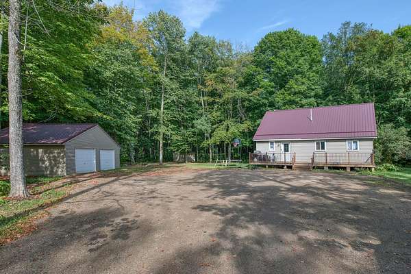 10 Acres of Land with Home for Sale in Bryant, Wisconsin