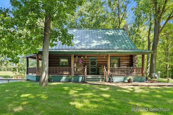 9.1 Acres of Land with Home for Sale in Freeport, Michigan
