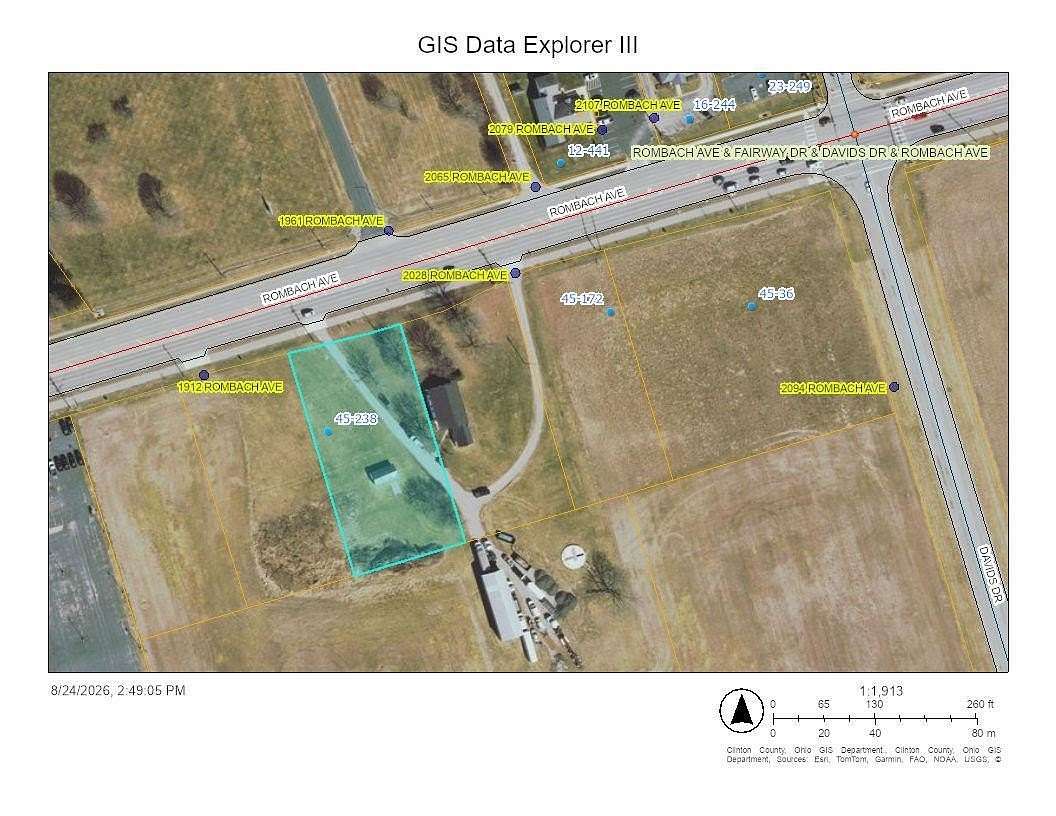 1 Acre of Commercial Land for Sale in Wilmington, Ohio