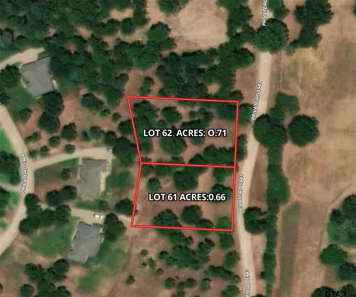 0.66 Acres of Residential Land for Sale in Yantis, Texas