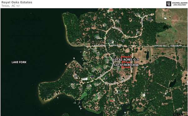 0.66 Acres of Residential Land for Sale in Yantis, Texas