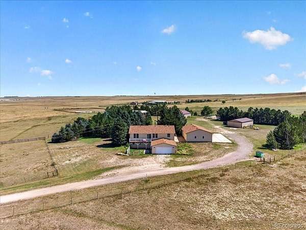 40 Acres of Land with Home for Sale in Kiowa, Colorado