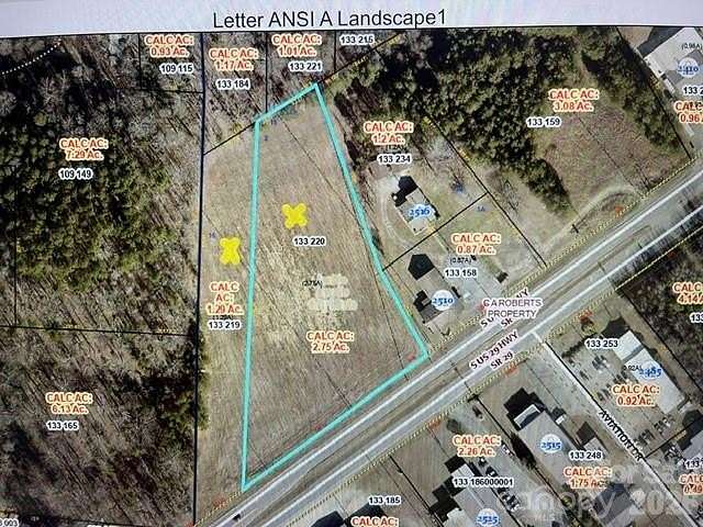 4 Acres of Commercial Land for Sale in Landis, North Carolina