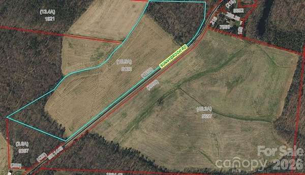 50.5 Acres of Recreational & Residential Land for Sale in Richfield, North Carolina