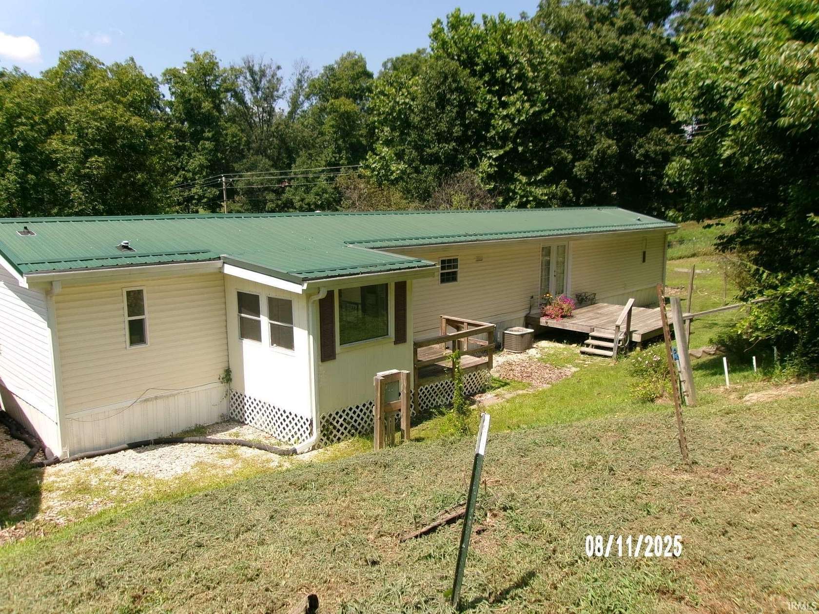 3 Acres of Land with Home for Sale in French Lick, Indiana