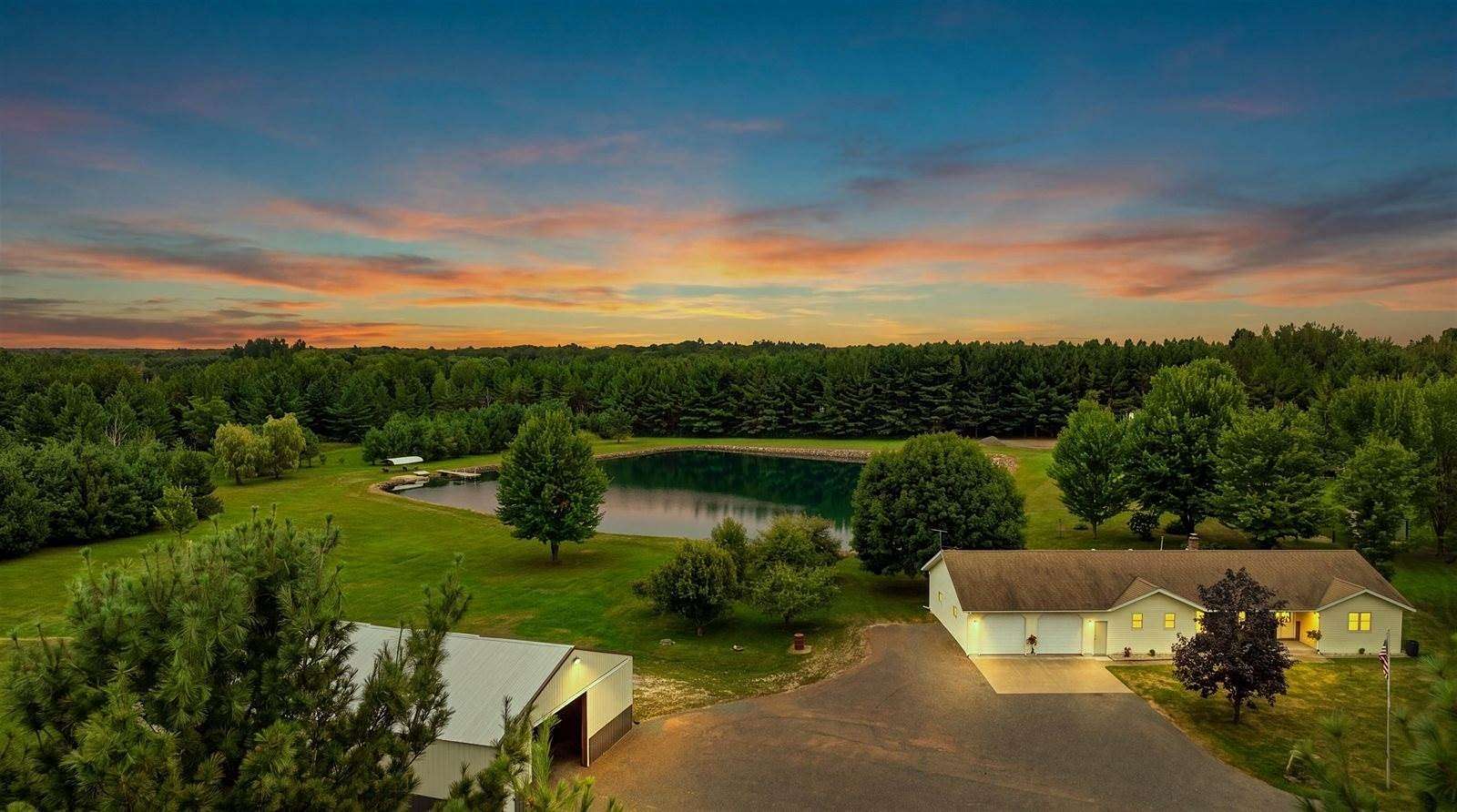 28.5 Acres of Recreational Land with Home for Sale in Marshfield, Wisconsin