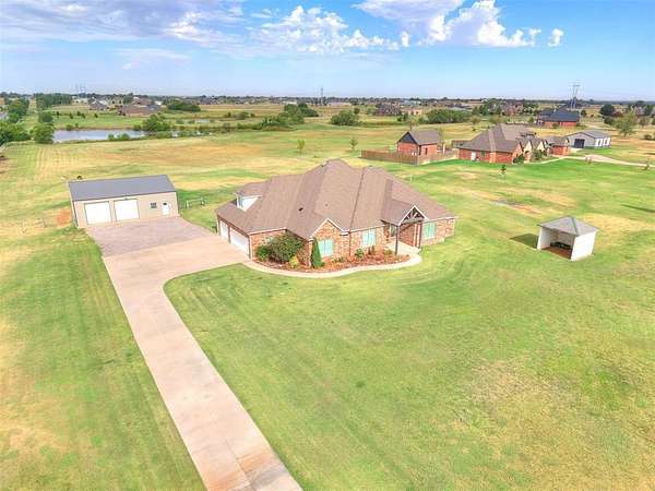 7.86 Acres of Land with Home for Sale in El Reno, Oklahoma